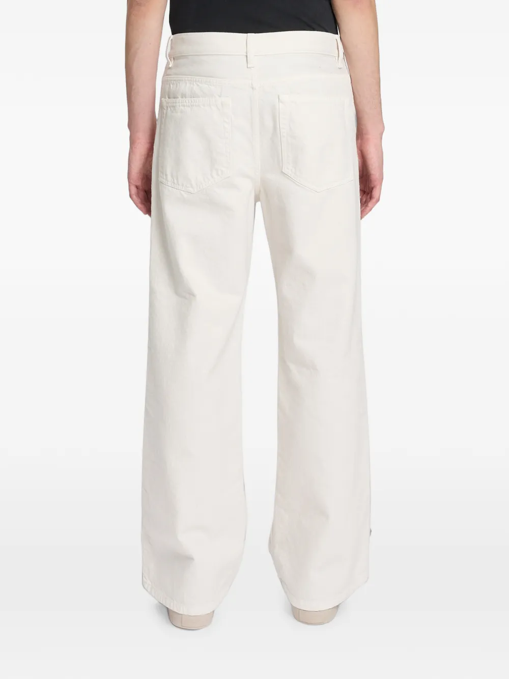 Ann Demeulemeester Jeans met trekkoord Beige