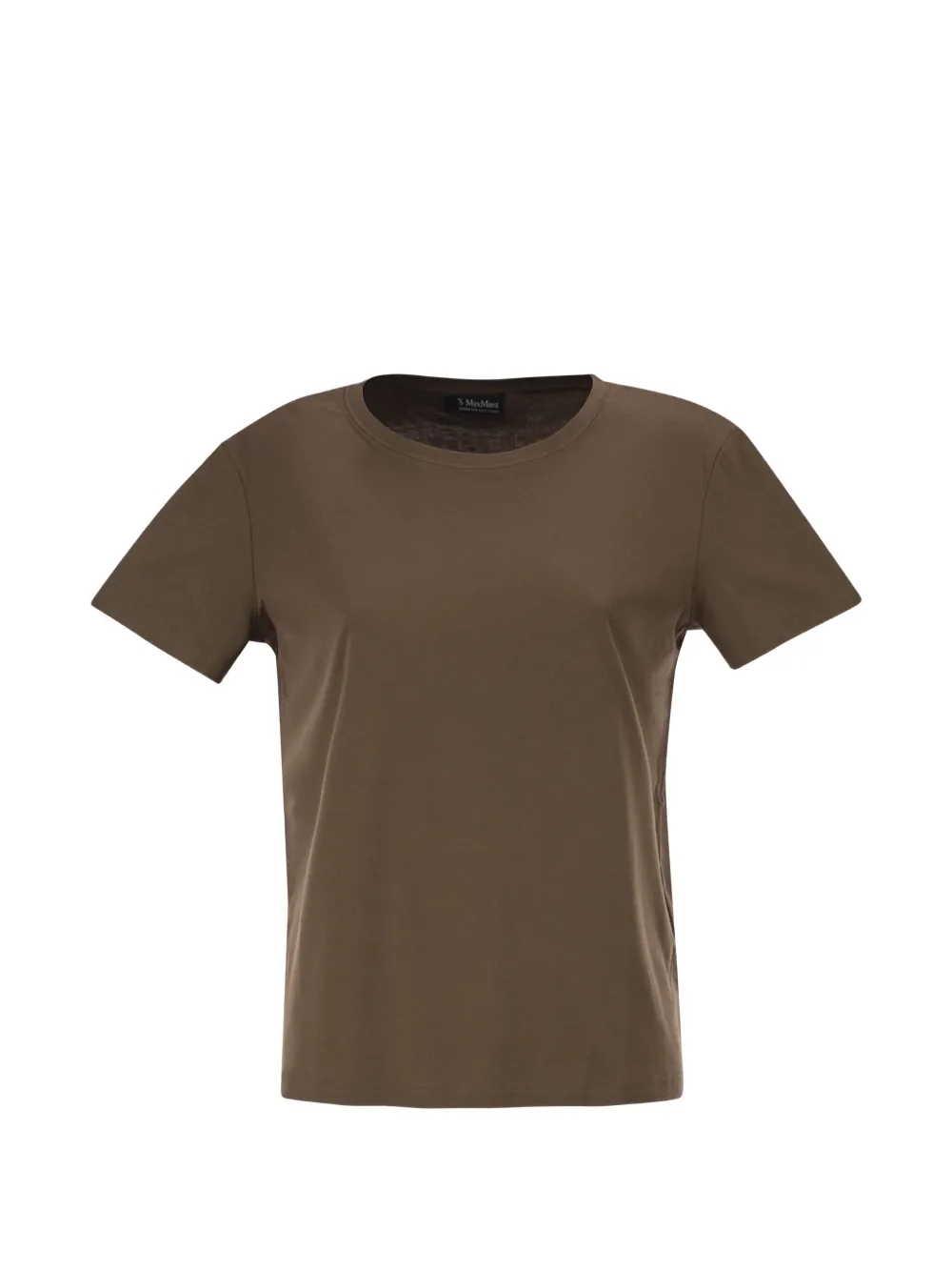 'S Max Mara T-shirt con ricamo - Marrone