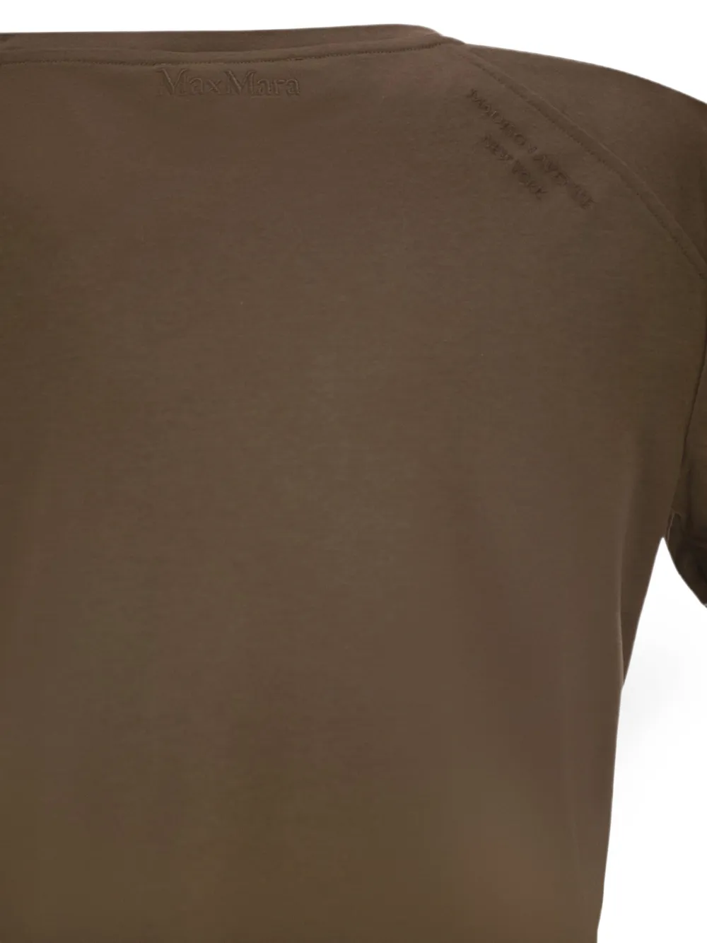 'S Max Mara T-shirt met borduurwerk Bruin