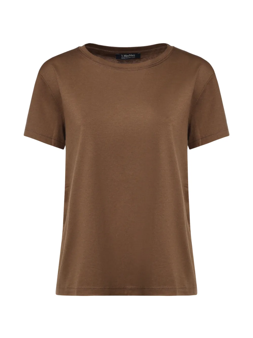 'S Max Mara t-shirt brodé - Marron
