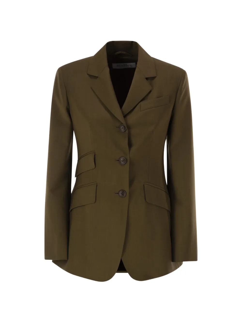 Max Mara Mxmpatio single-breasted blazer - Grün
