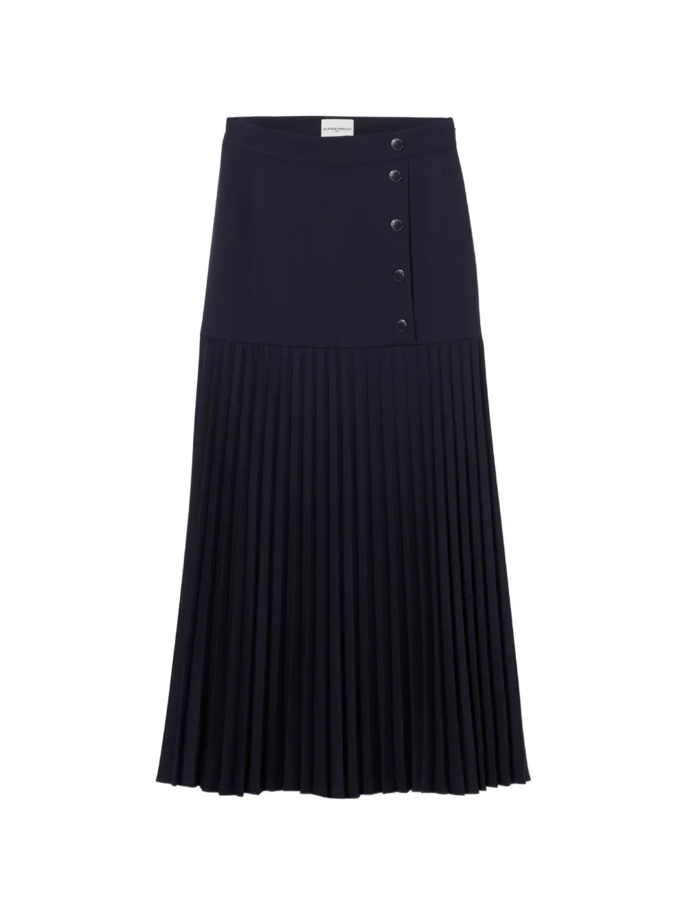 Claudie Pierlot pleated A-line skirt - Blu