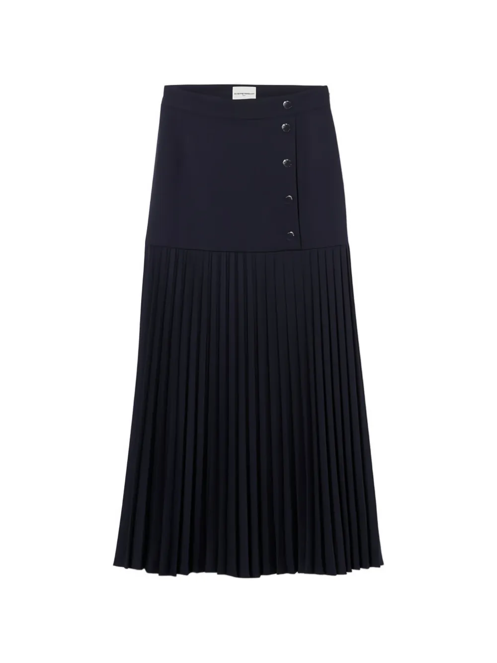 Claudie Pierlot pleated A-line skirt - Blu