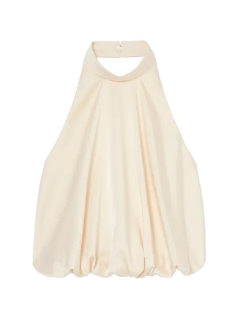 Claudie Pierlot halter-neck bubble-hem top