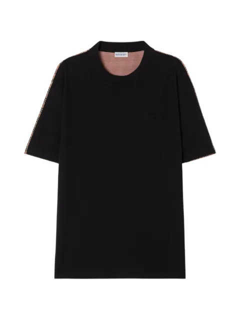 Burberry Check cotton T-shirt