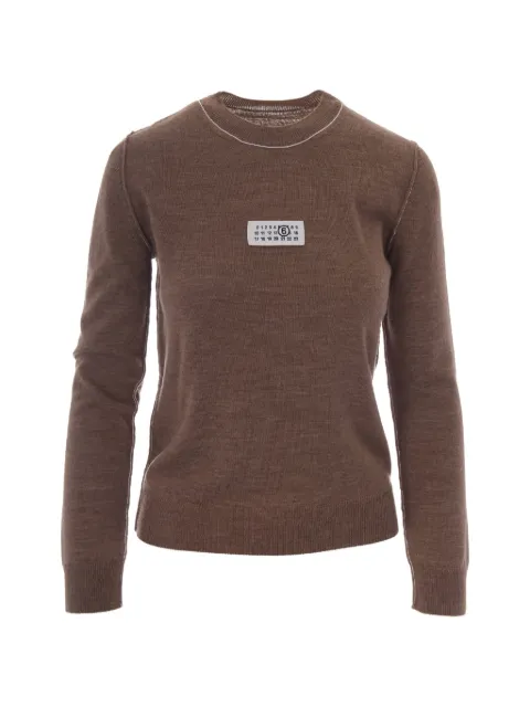 MM6 Maison Margiela Sweater met logopatch
