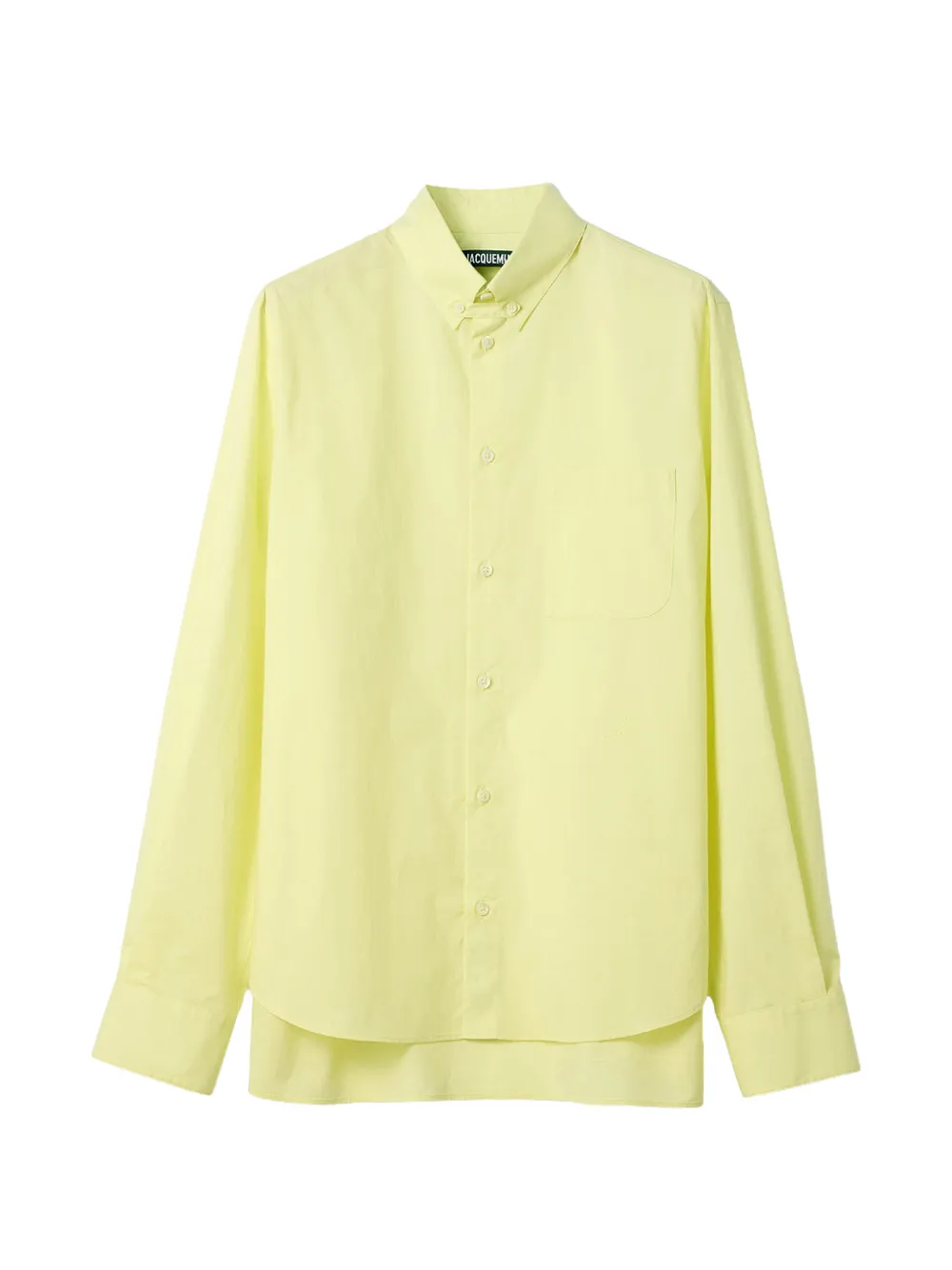 Jacquemus Tailleur double-layer button-down shirt - Gelb