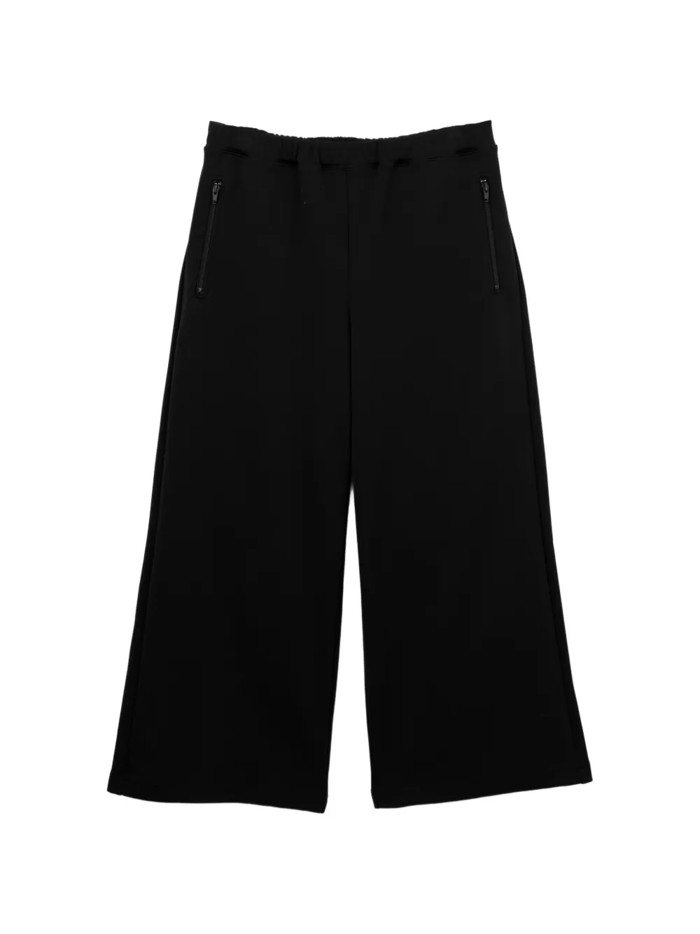 Black Comme Des Garçons wide-leg track pants - Nero