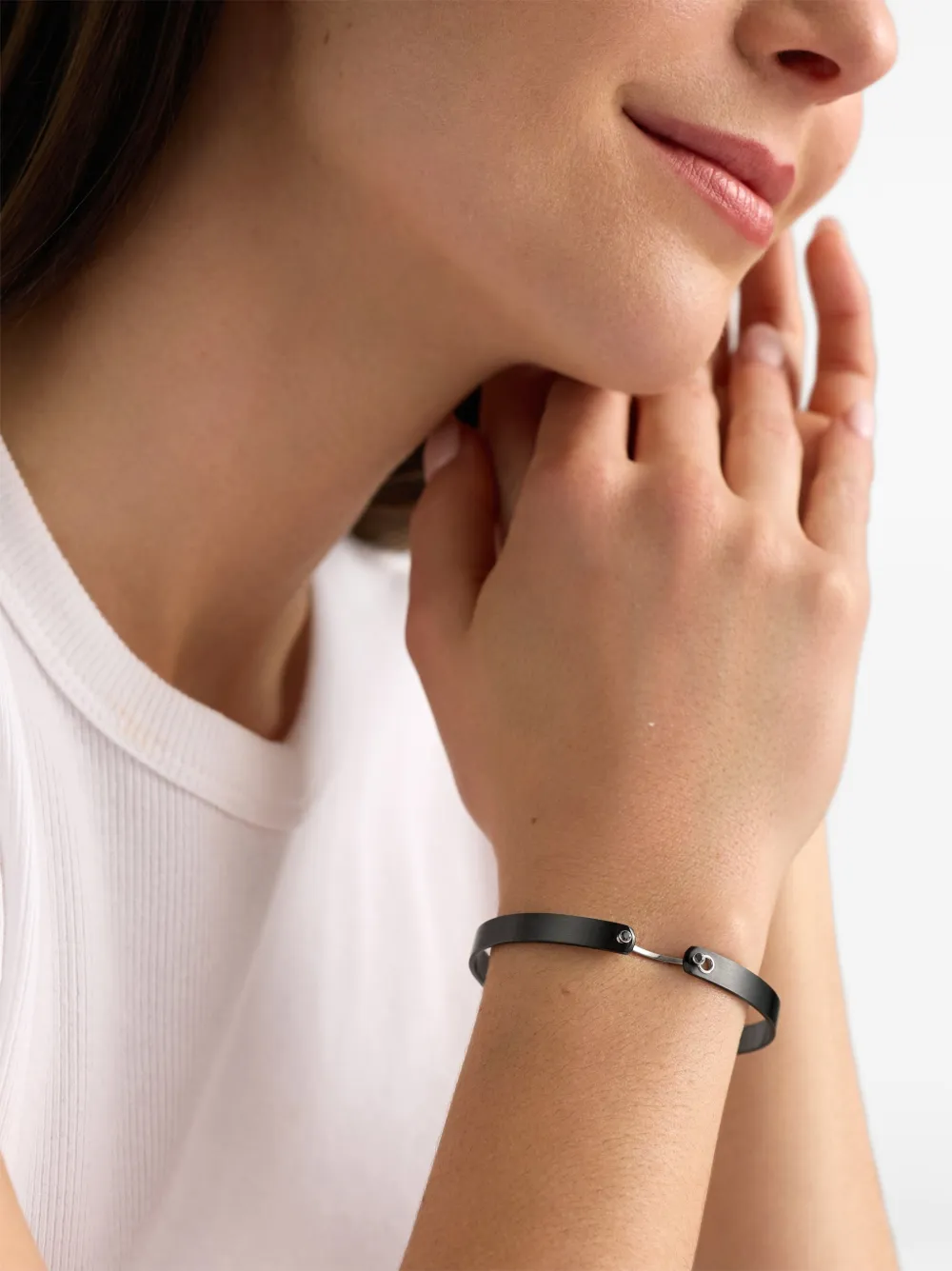 Nouvel Heritage Midnight In Manhattan Mood black diamond bracelet - Nero