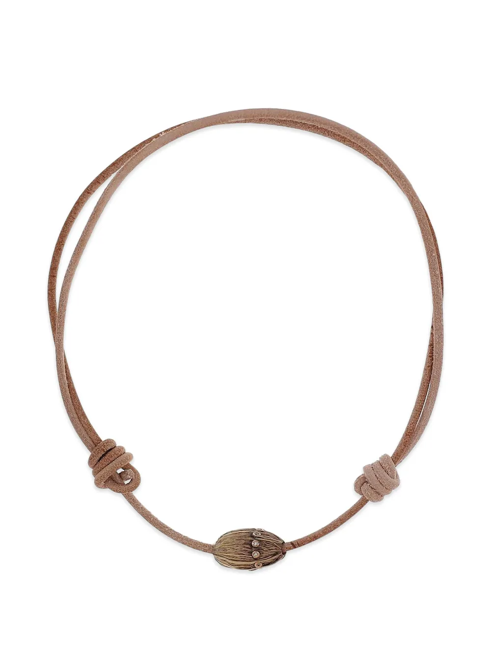 Dezso Collana Coquito L con diamanti - Rosa