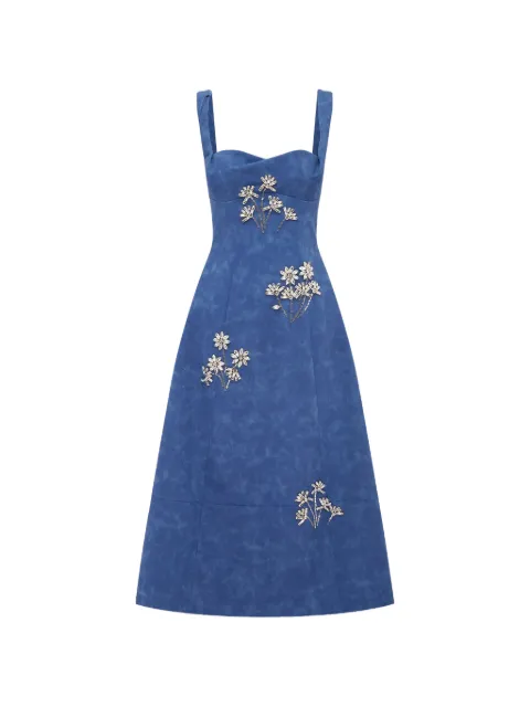 Leo Lin vestido midi Beatrice