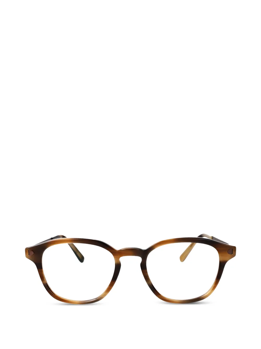 Mykita Yura RX round-frame glasses - Marrone