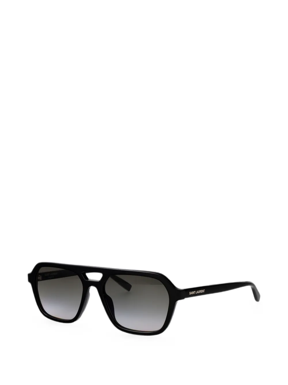 Saint Laurent Eyewear Zonnebril met piloten montuur Zwart