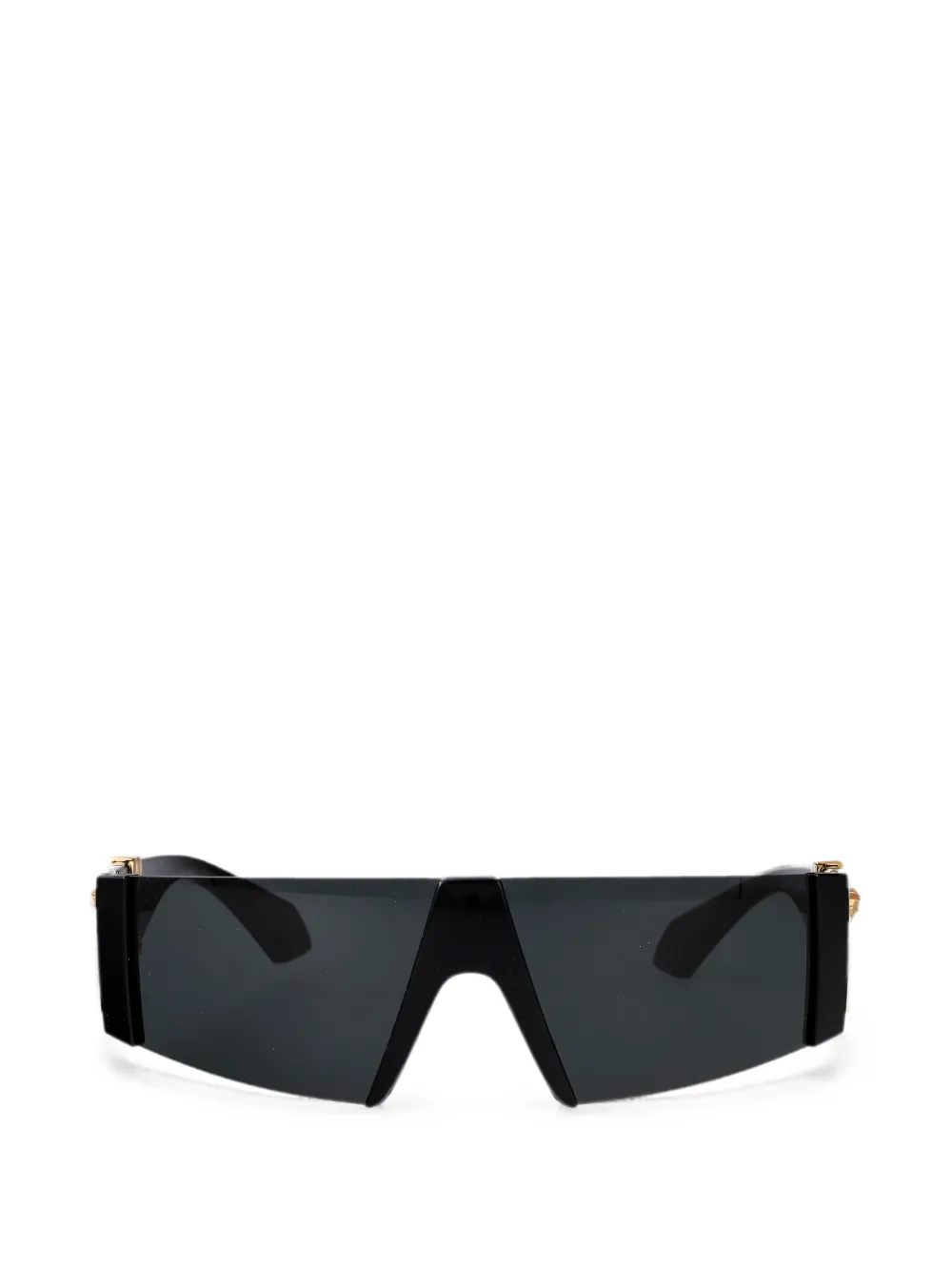 Versace Eyewear Medusa plaque shield-frame sunglasses - Nero