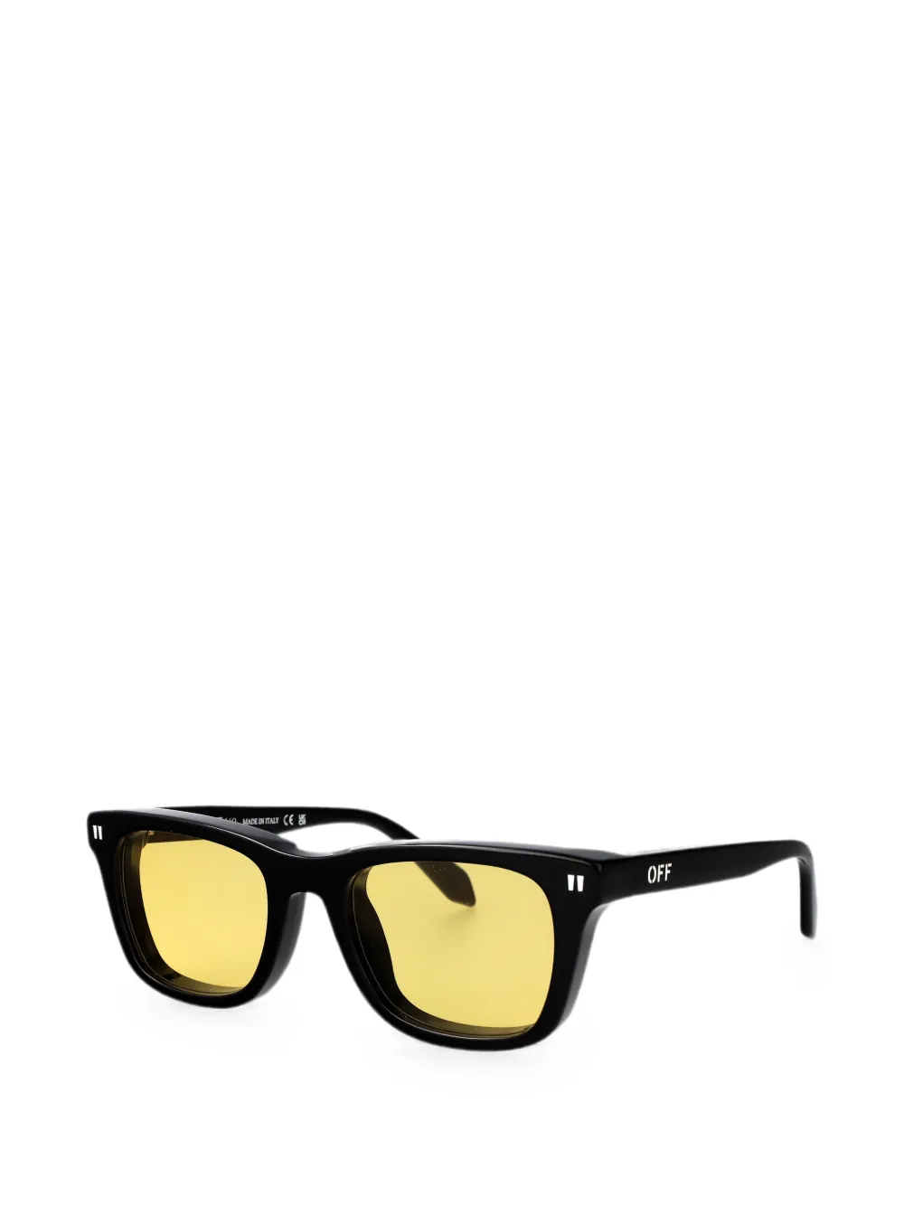 Off-White Eyewear Zonnebril met vierkant montuur Zwart