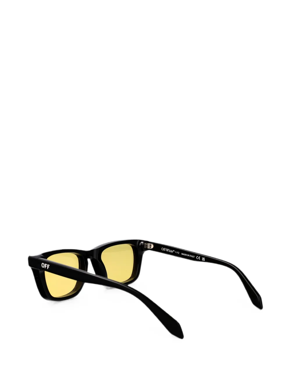 Off-White Eyewear Zonnebril met vierkant montuur Zwart