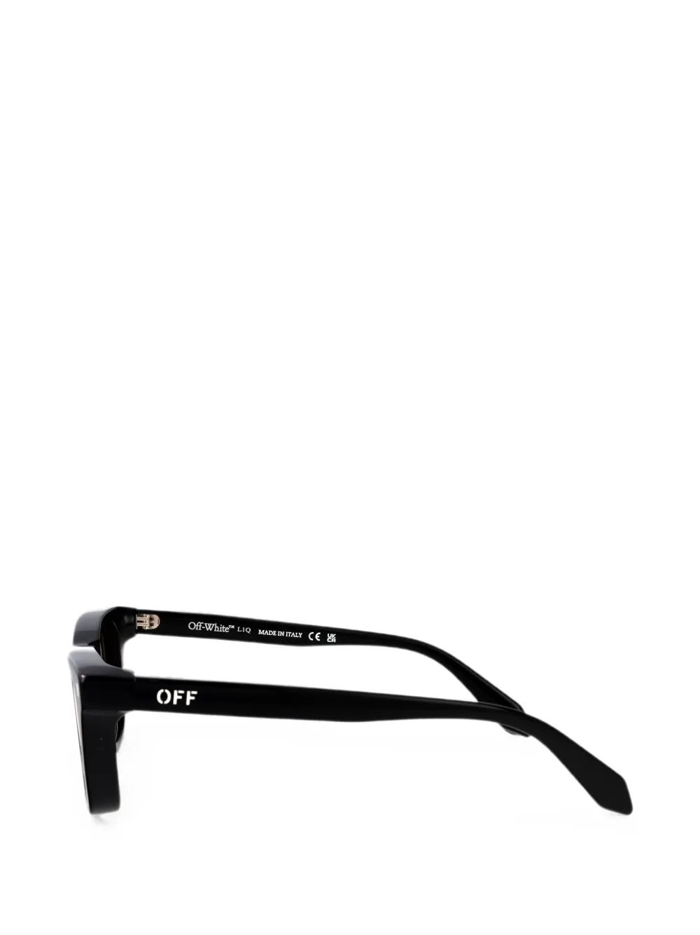 Off-White Eyewear Zonnebril met vierkant montuur Zwart