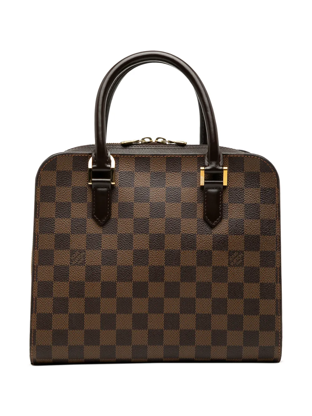 Louis Vuitton Pre-Owned 2001 Damier Ebene Triana handbag - Marrone