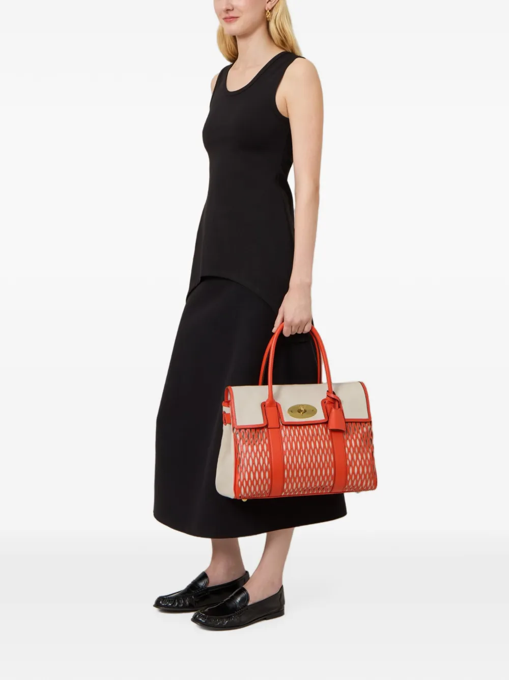 Mulberry Bayswater shopper met uitgesneden details Beige