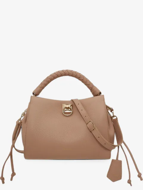 MULBERRY 아이리스 브레이드 핸들 토트백