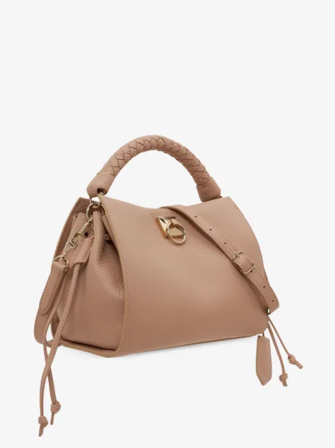 MULBERRY 아이리스 브레이드 핸들 토트백