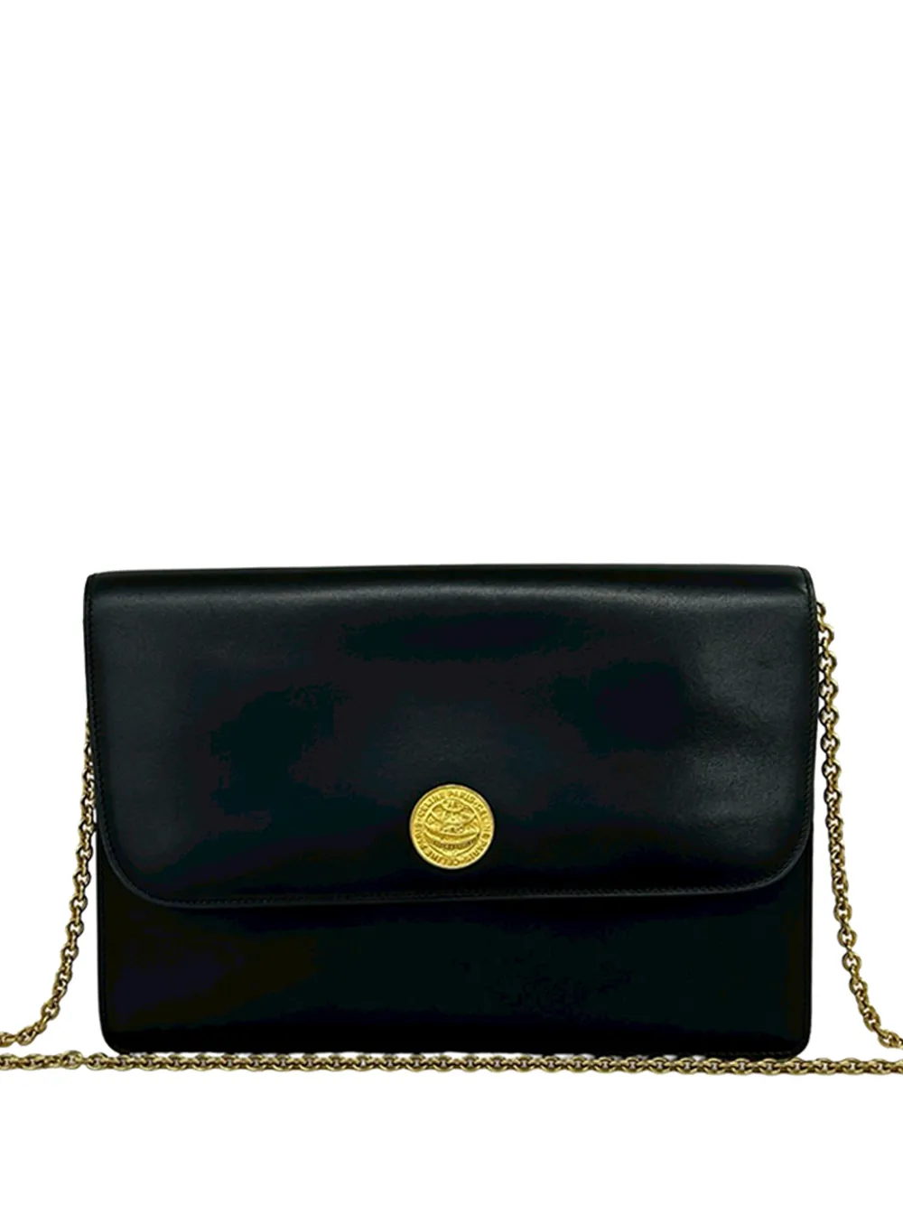 Celine Pre-Owned 1991 Leather Chain crossbody bag - Nero