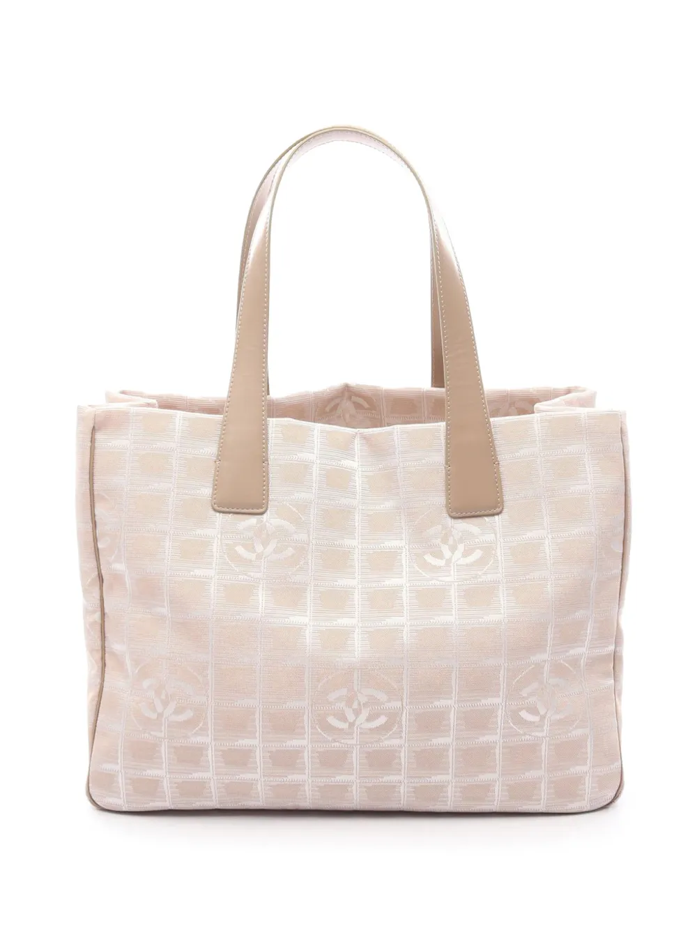 CHANEL Pre-Owned 2003-2004 New Travel Line Nylon tote bag - Toni neutri