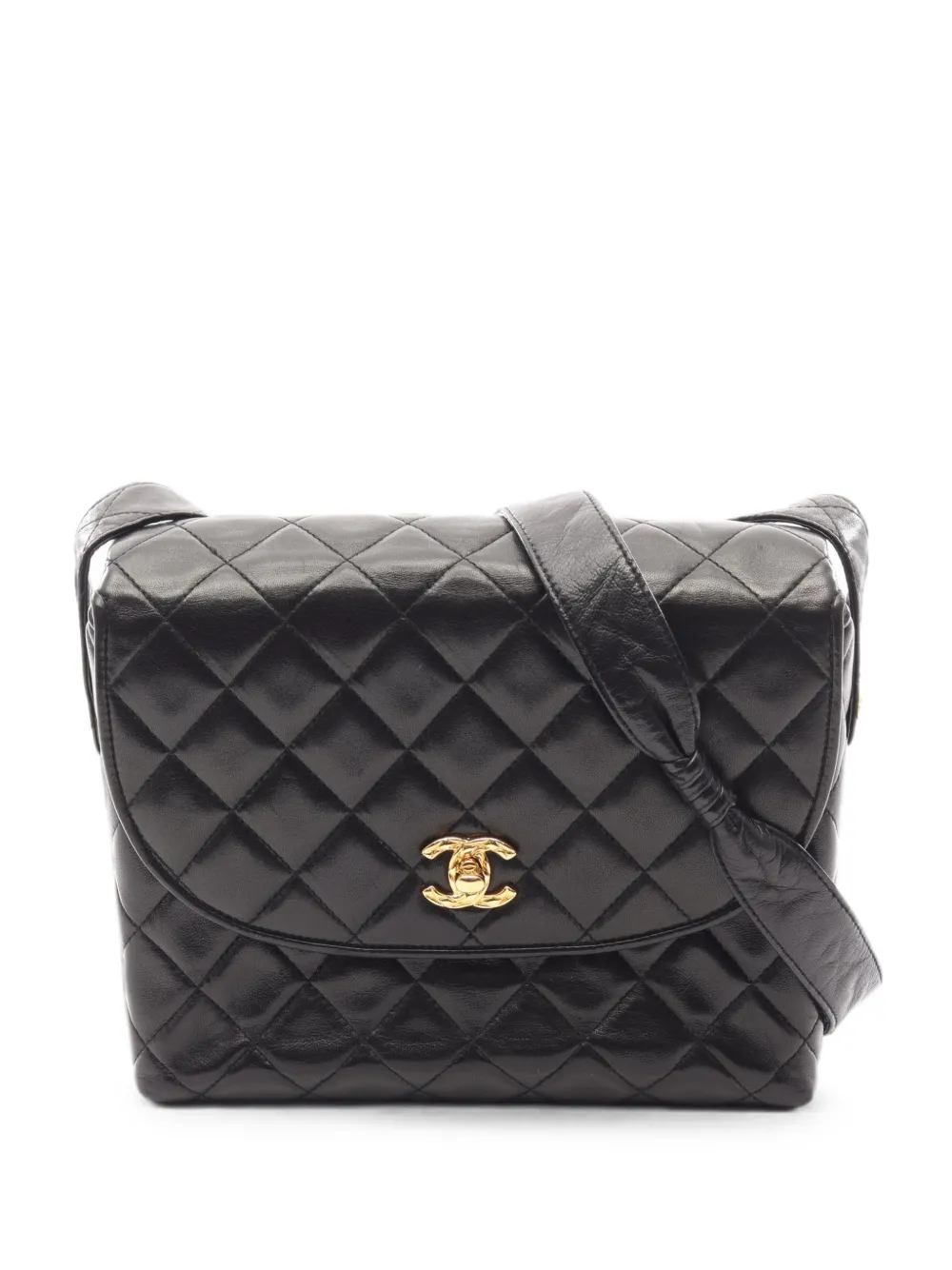 CHANEL Pre-Owned 1991-1994 Matelassé shoulder bag - Black