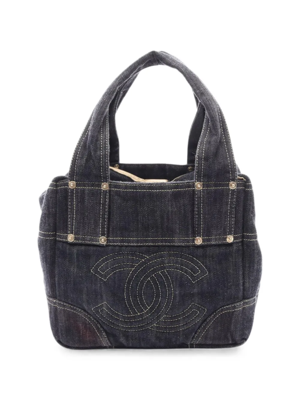 CHANEL Pre-Owned 2005-2006 Sparkling Denim Coco tote bag - Blau