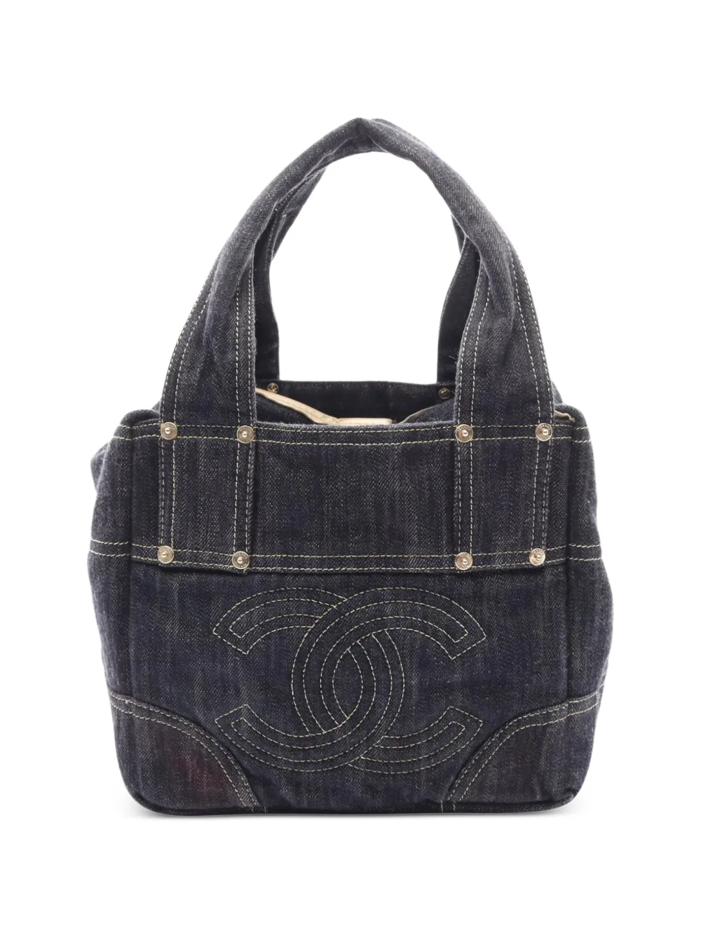 CHANEL Pre-Owned 2005-2006 Sparkling Denim Coco tote bag - Blau