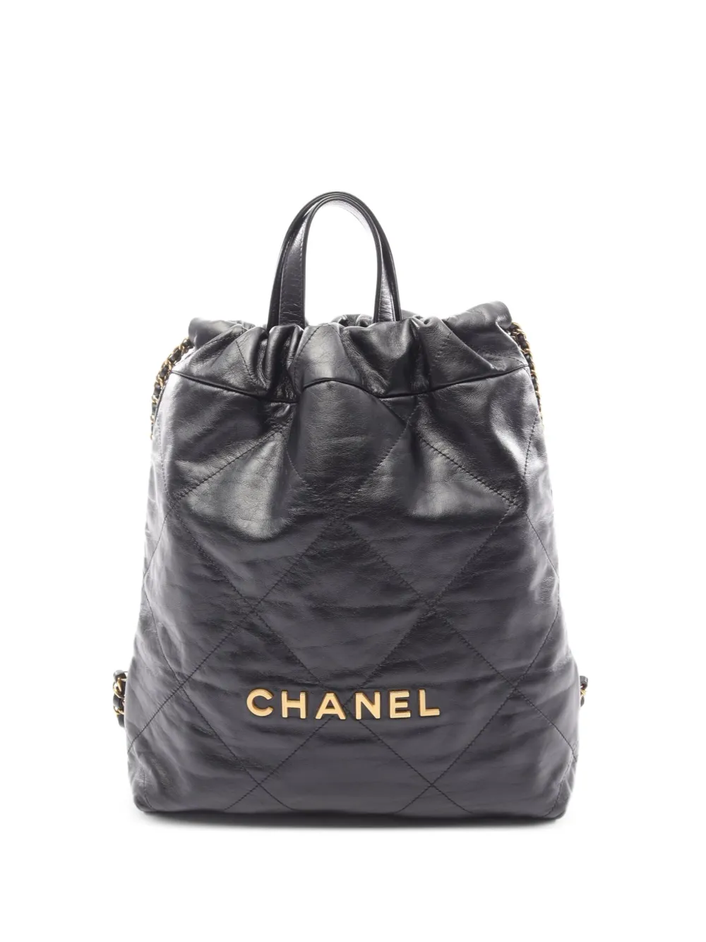 CHANEL Pre-Owned 2021 small Chanel 22 backpack - Nero