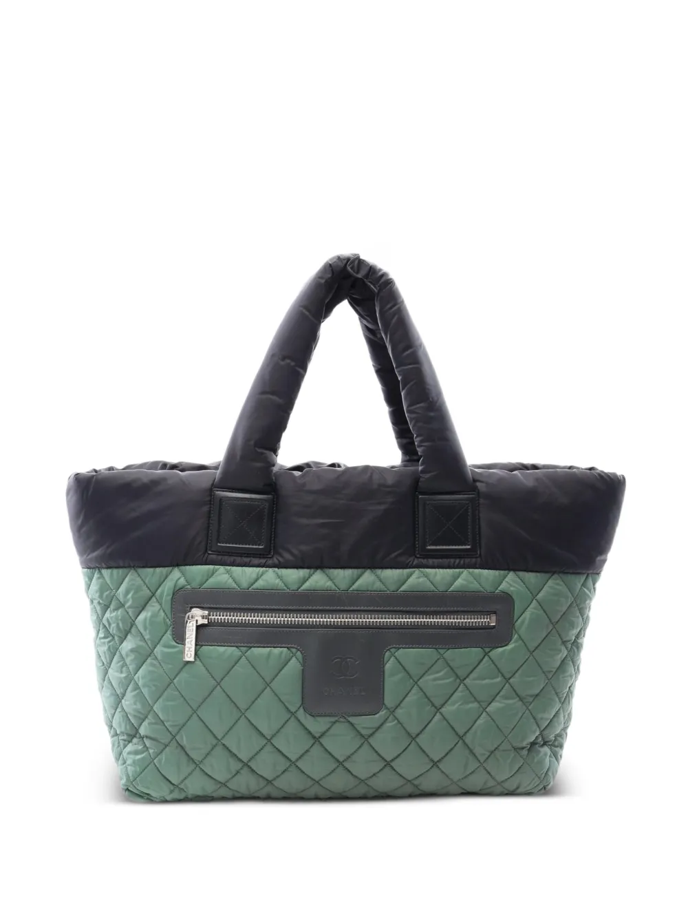CHANEL Pre-Owned 2014-2015 MM Coco Cocoon quilted tote bag - Green
