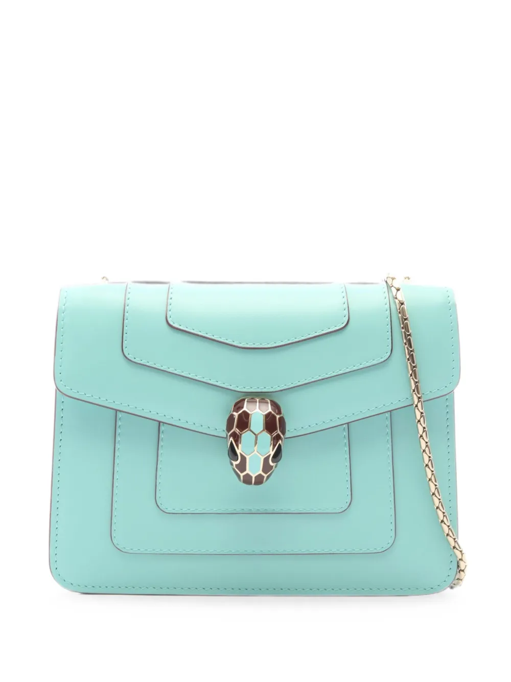 Bvlgari Pre-Owned 2010s Serpenti Forever shoulder bag - Blu
