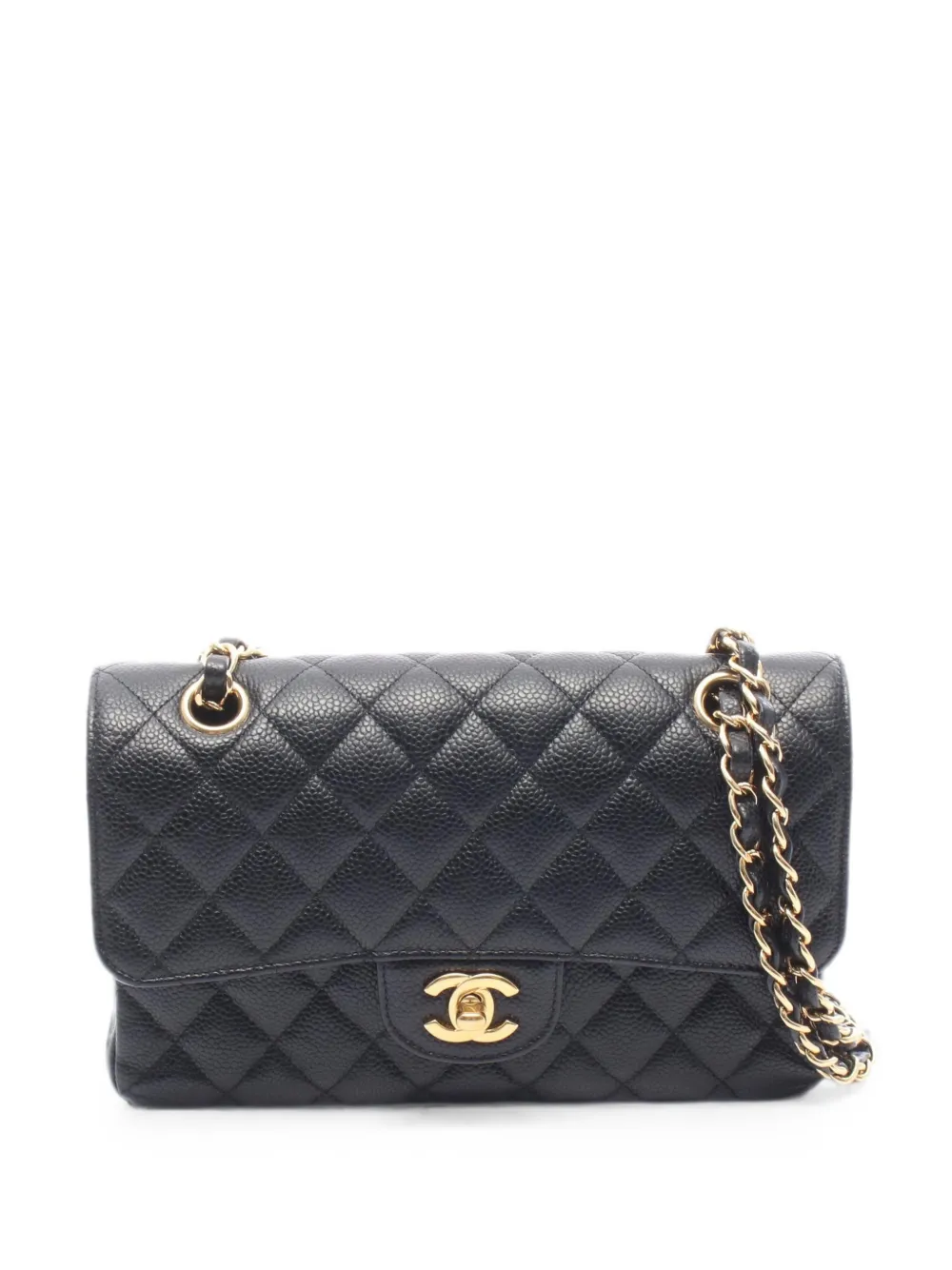 CHANEL Pre-Owned 2019 Matelassé double flap shoulder bag - Nero
