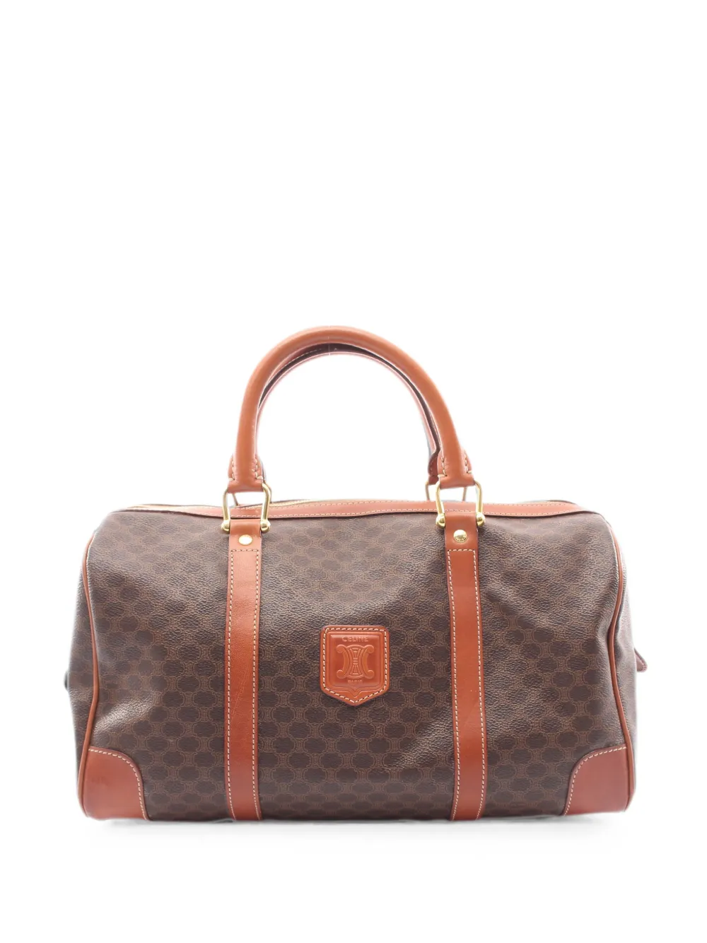 Celine Pre-Owned 2000s Mini Macadam Boston bag - Marrone
