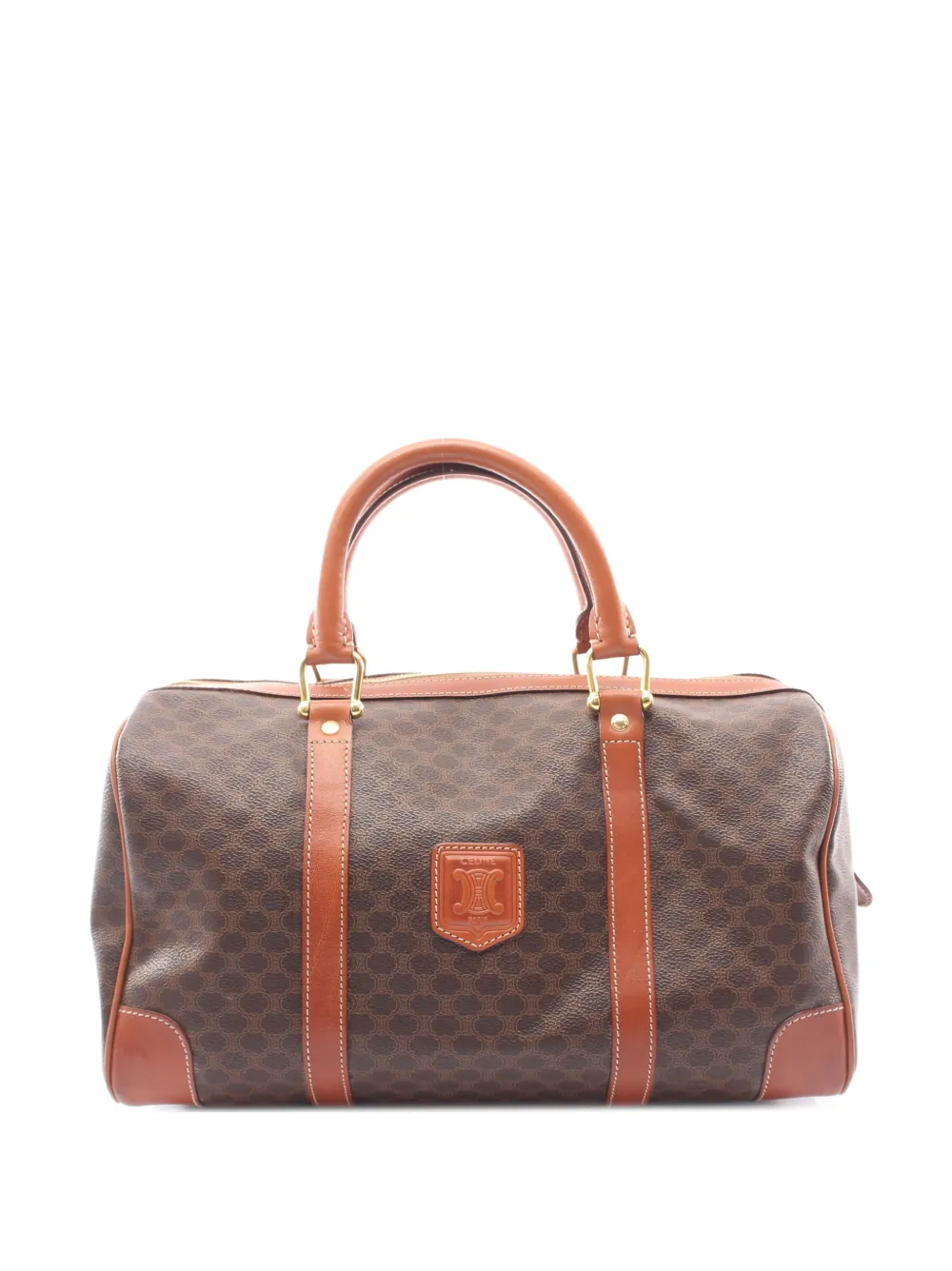 Celine Pre-Owned 2000s Mini Macadam Boston bag - Brown