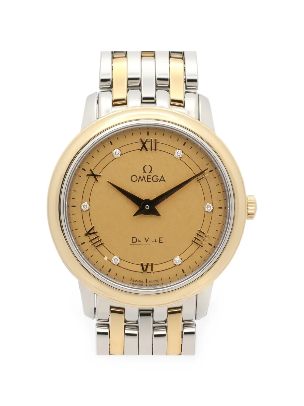 OMEGA 2020s De Ville Prestige diamond 27mm watch - Oro