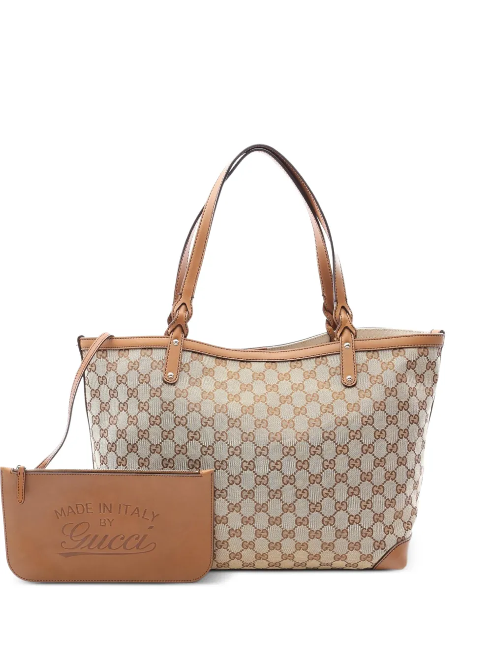 Gucci Pre-Owned 2000s GG canvas tote bag - Marrone