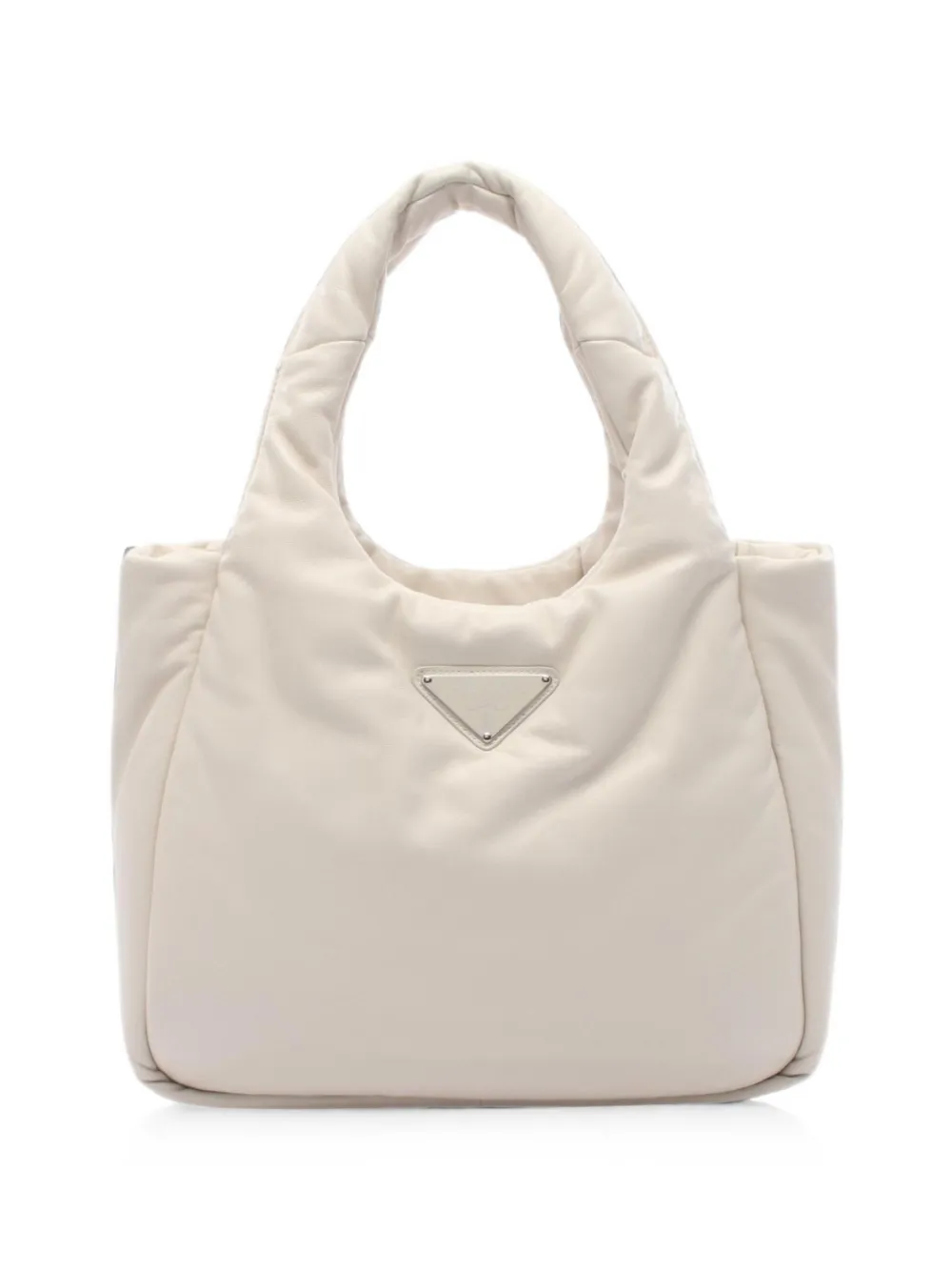 Prada Pre-Owned 2010s padded leather tote bag - Bianco