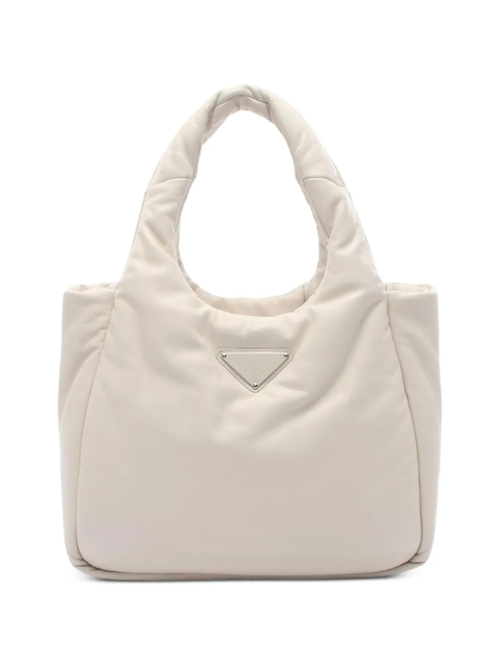 Prada Pre-Owned 2010s padded leather tote bag - Weiß