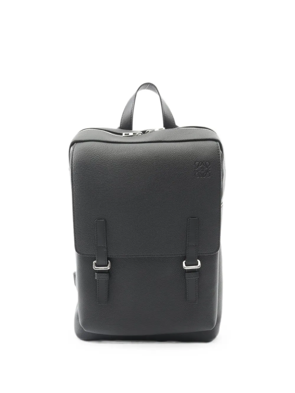Loewe Pre-Owned 2020s logo-detail backpack - Schwarz