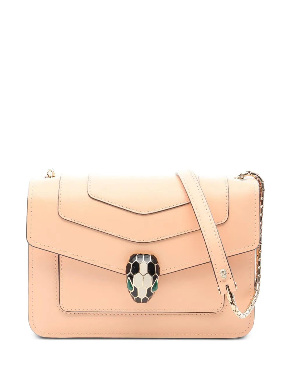 Bvlgari Pre-Owned 2010s Serpenti Forever chain shoulder bag - Nude
