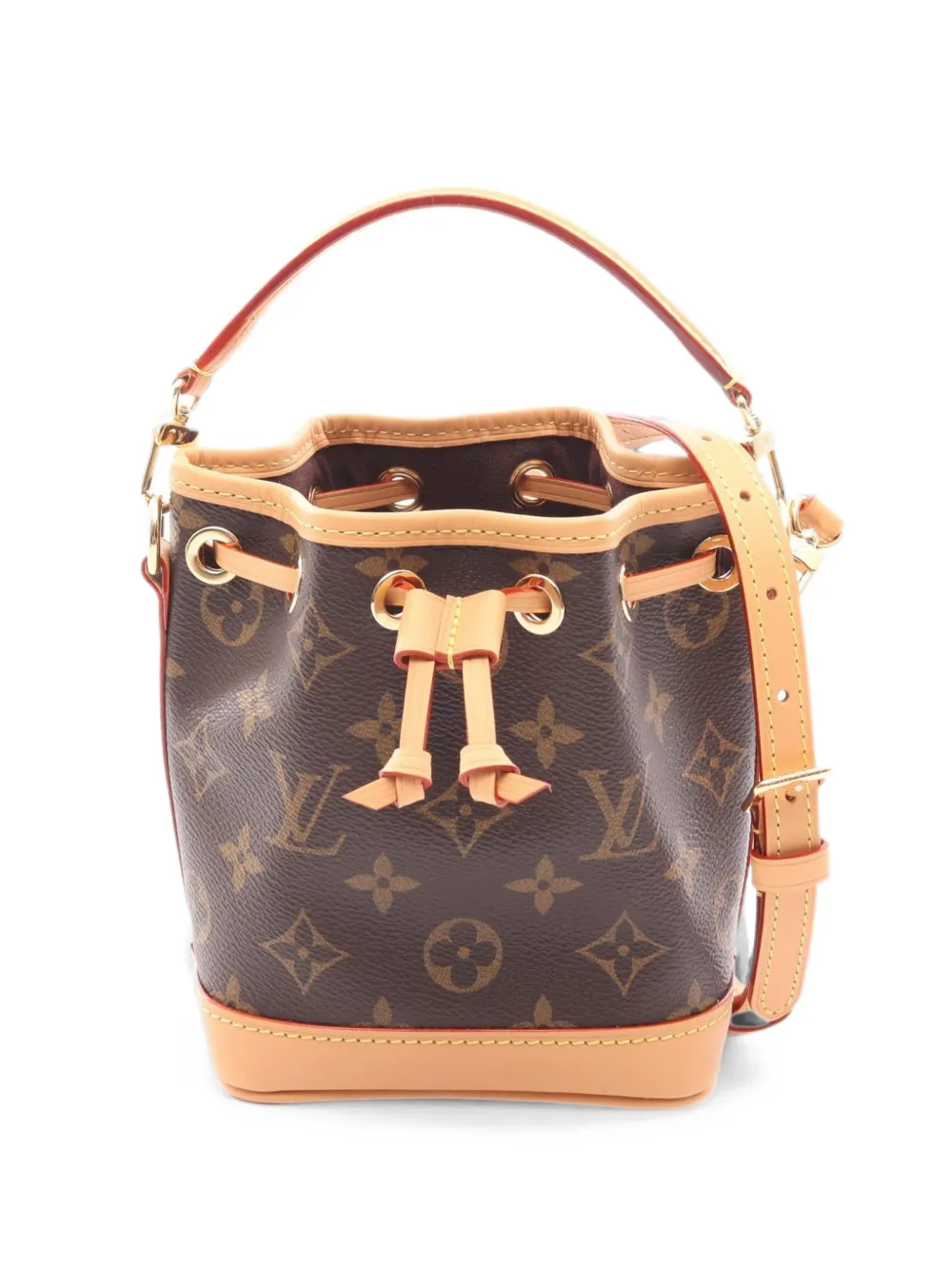 Louis Vuitton Pre-Owned 2010s Nano Noé Monogram mini bucket bag - Marrone