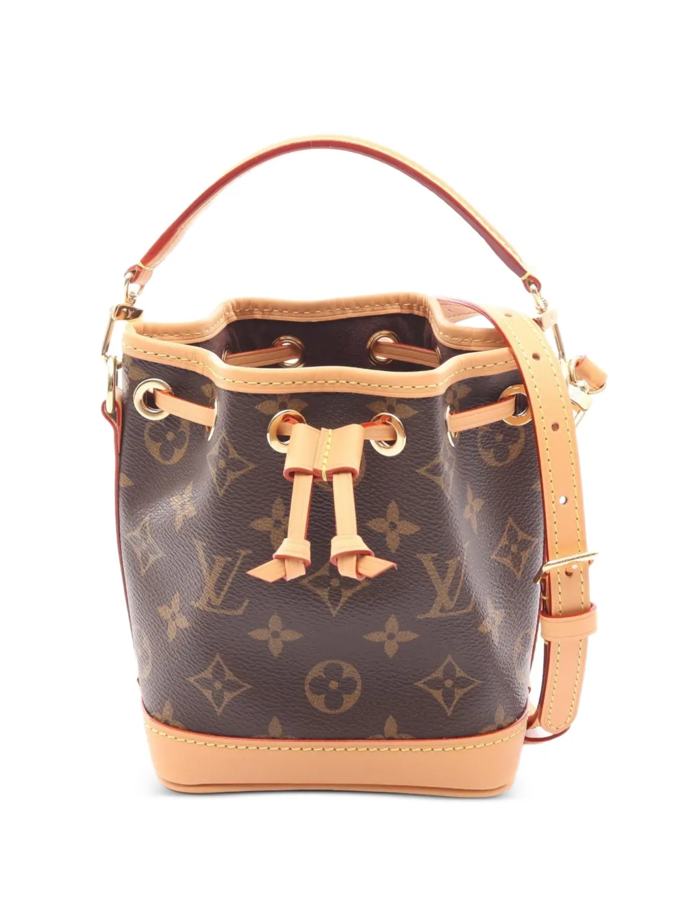 Louis Vuitton Pre-Owned 2010s Nano Noé Monogram mini bucket bag - Marrone