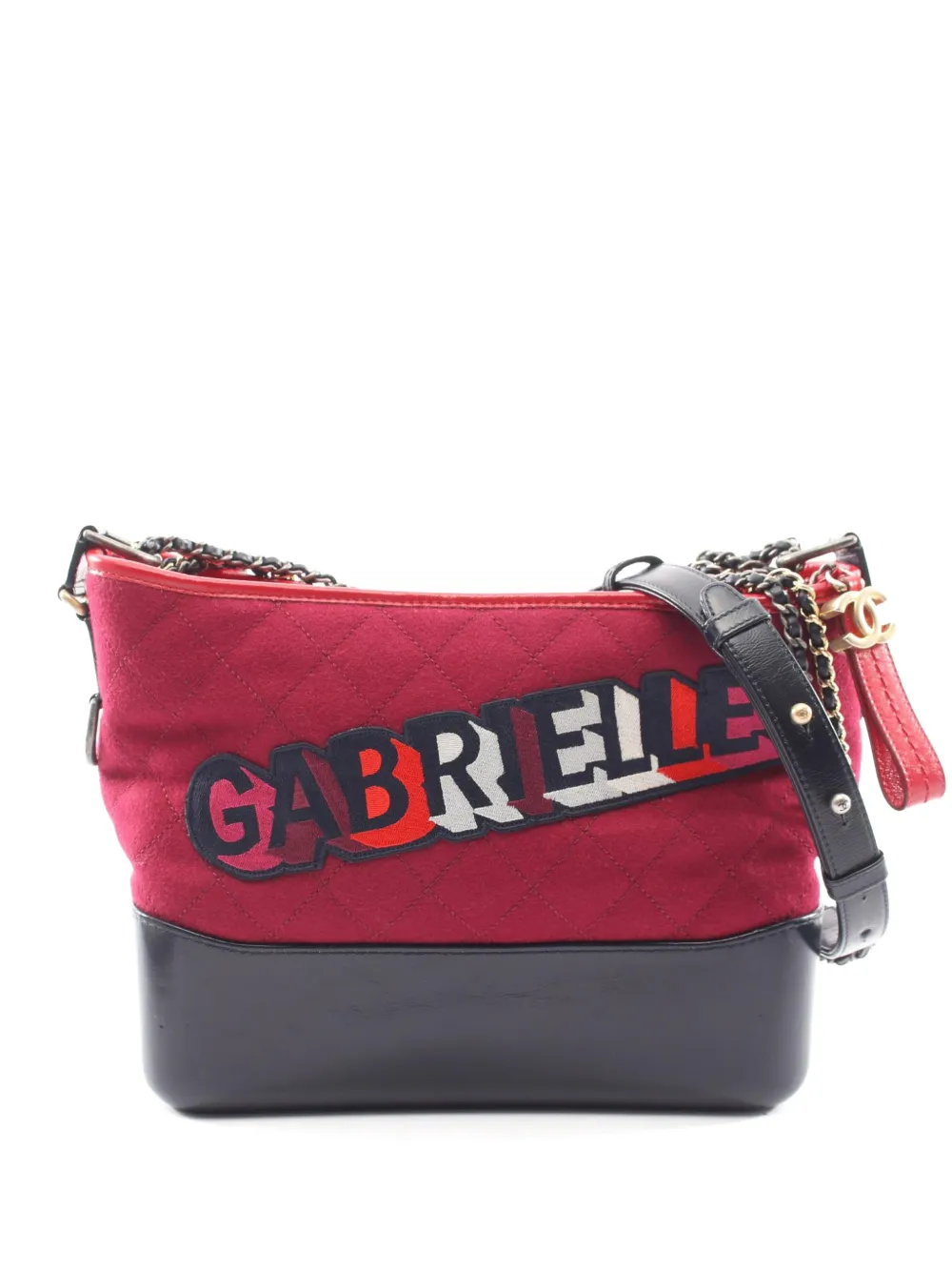 CHANEL Pre-Owned 2017-2018 large Gabrielle shoulder bag - Rot