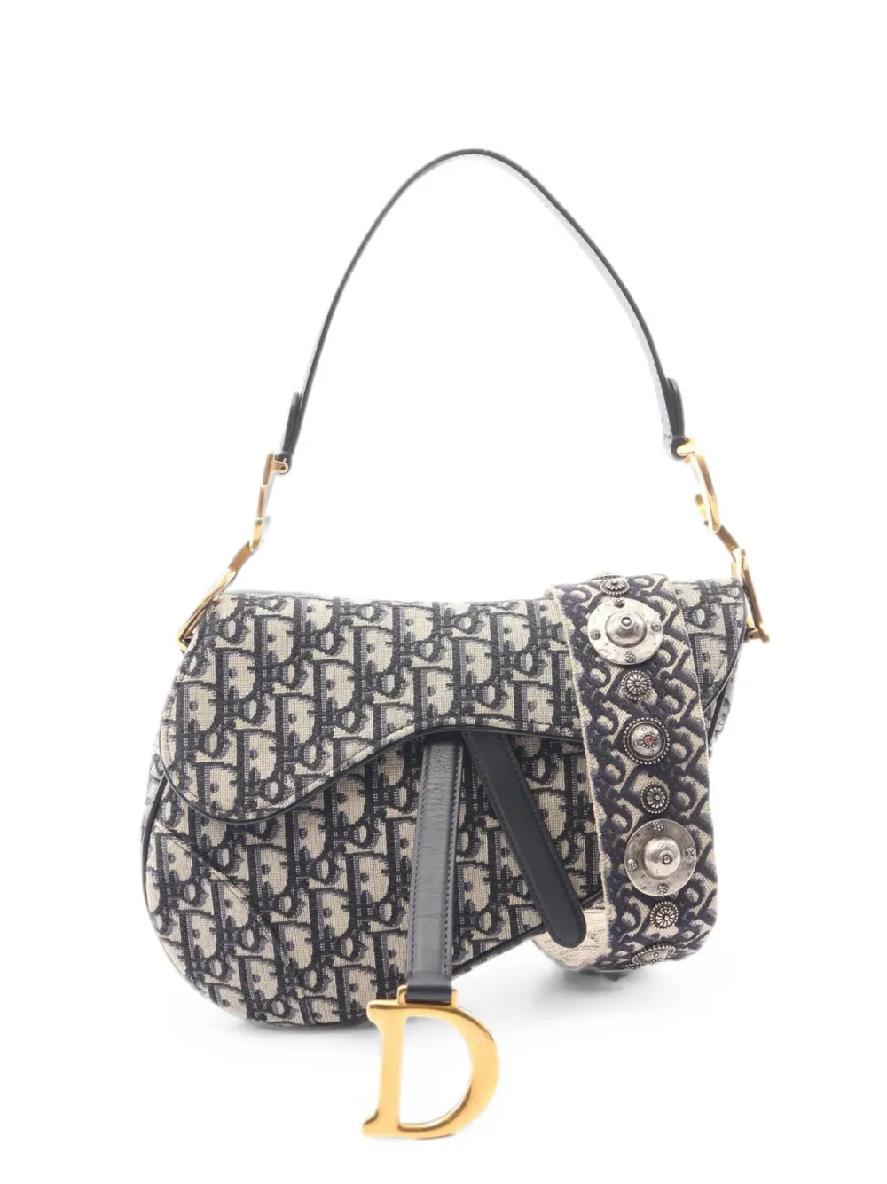 Christian Dior Pre-Owned 2010s Saddle tote bag - Blau