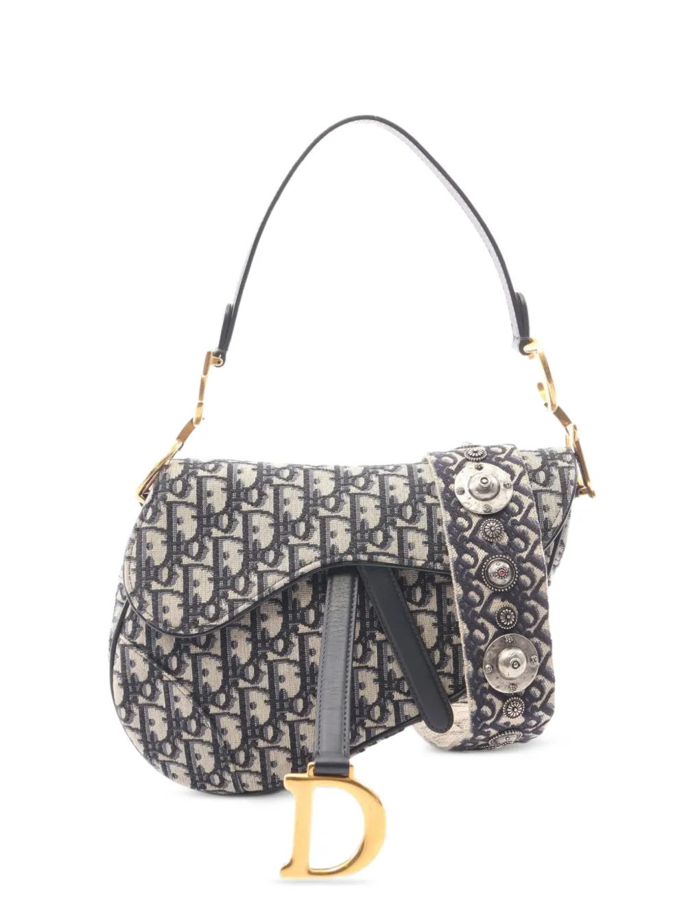 Christian Dior Pre-Owned 2010s Saddle tote bag - Blau