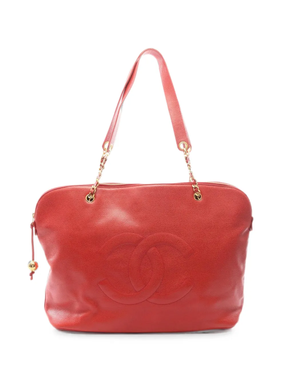 CHANEL Pre-Owned 1994-1996 Coco Mark tote bag - Rosso