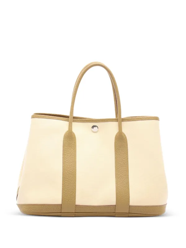 Hermès Pre-owned 2020 Garden Party TPM Tote Bag in Neutrals