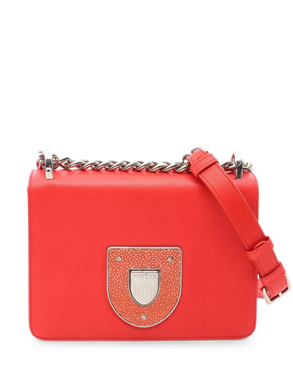 Christian Dior Pre-Owned 2010s Diorama chain shoulder bag - Rosso